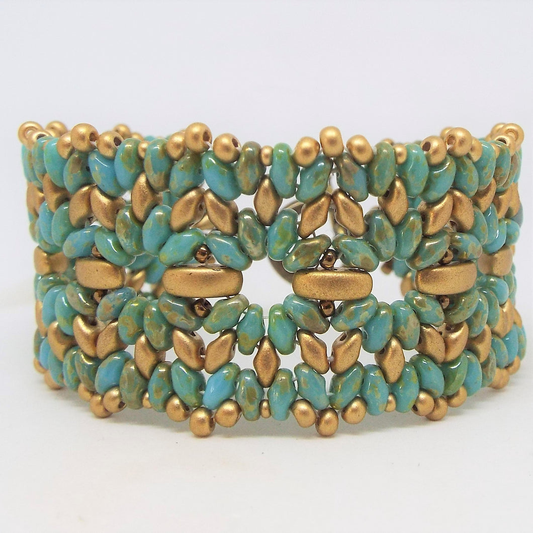 Cairo Bracelet, Gilded