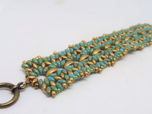Cairo Bracelet, Gilded