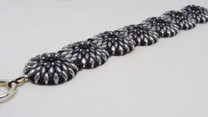 Grayscale Single Concho Bracelet