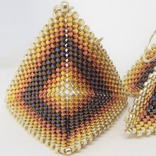 Medium Origami Earrings - Heavy Metal