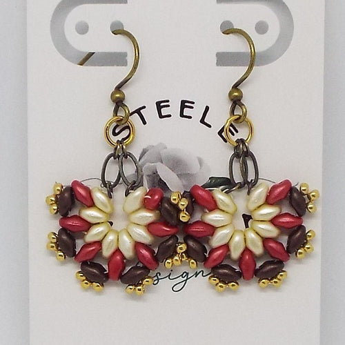 MiniFan SuperDuo Earrings - Sweetheart